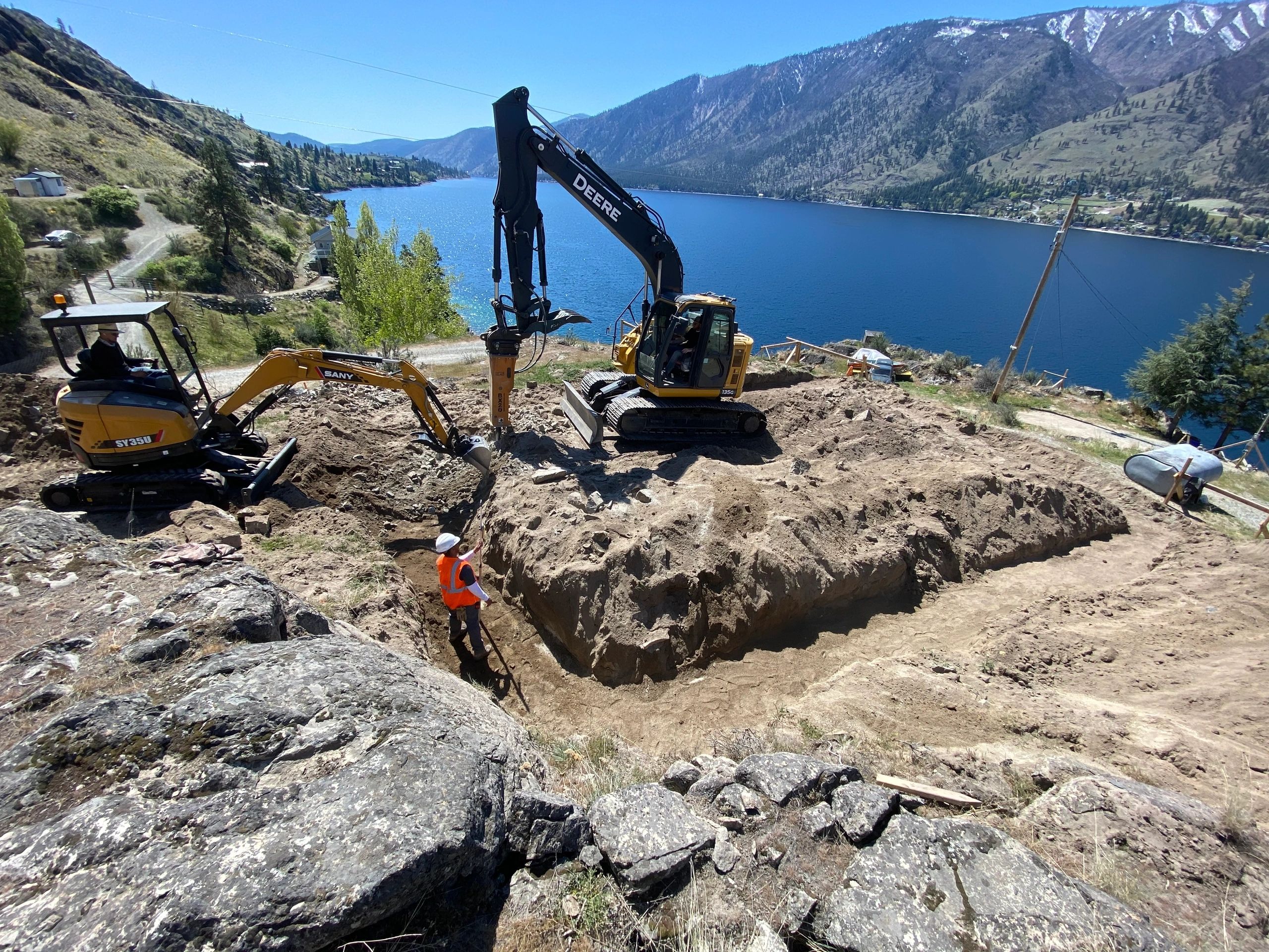 Excavation services in Lake Chelan